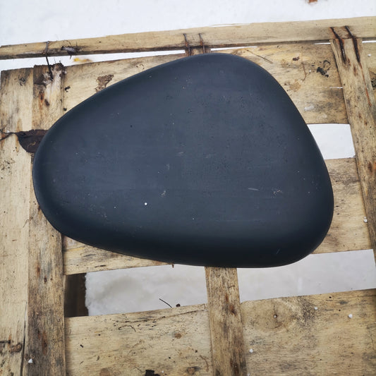 Molded Leather Tray Orange Pink Marbling