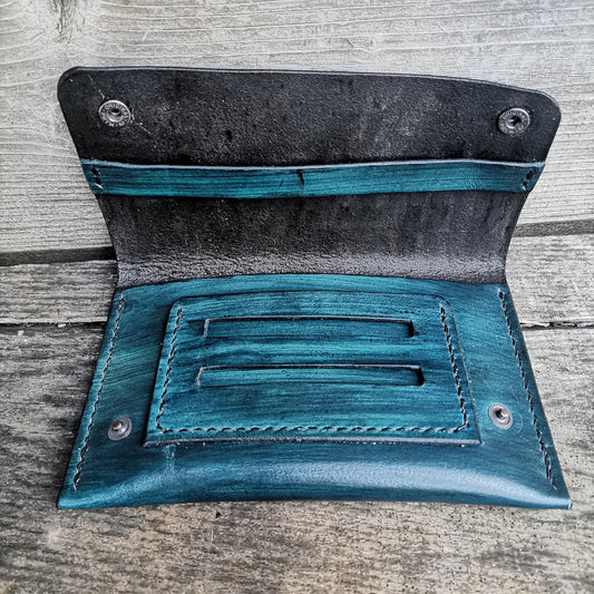 Leather tobacco pouch