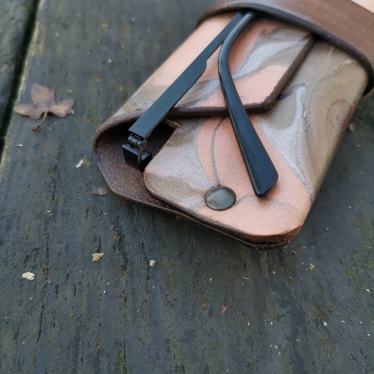 Glasses Case with marbling A