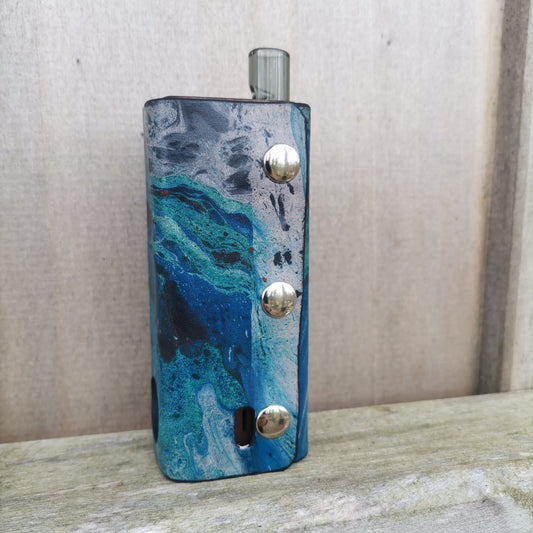 Fw11 sleeve - Ocean blue marbling