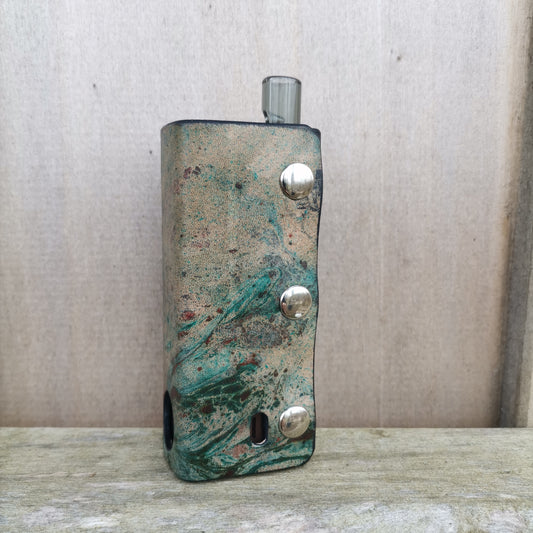 Fw11 sleeve - green cosmos marbling