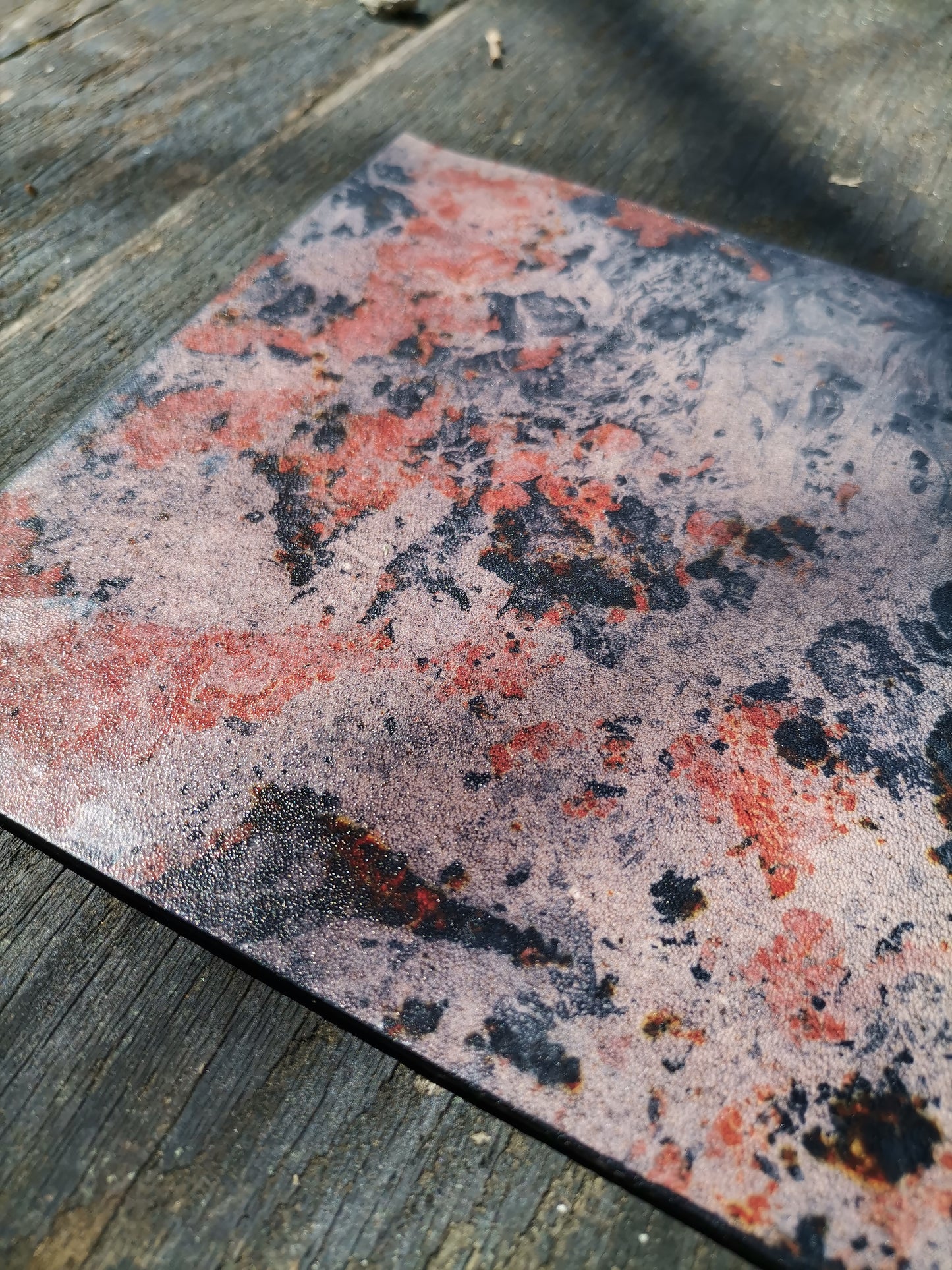 Small Leather Moodmat With magma