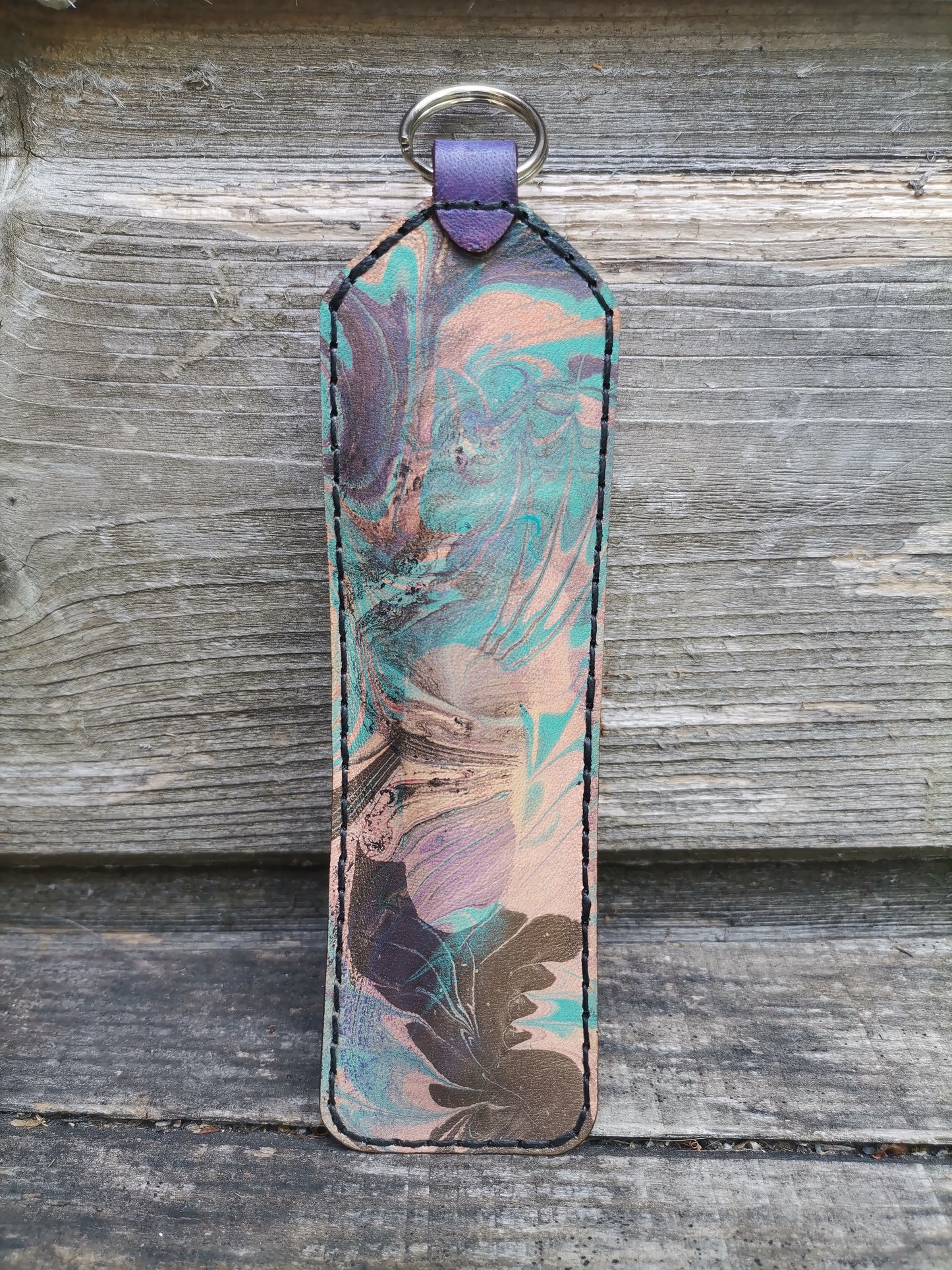 Dynavap / Camouflet case with marbling paint and with keyring attachment