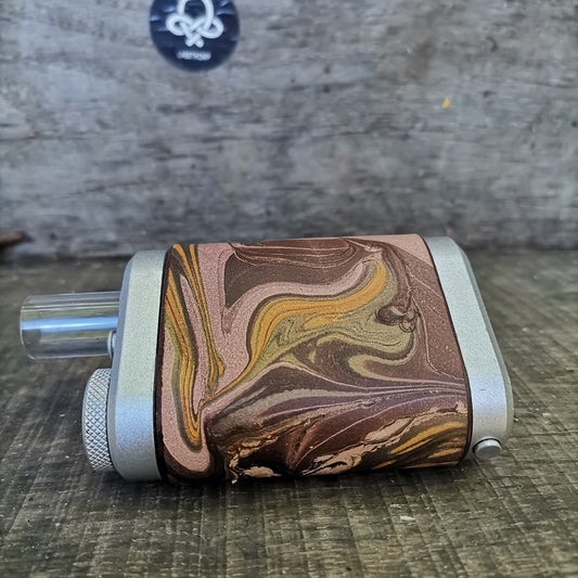 Tm2 Short Sleeve Brown Marbling 1