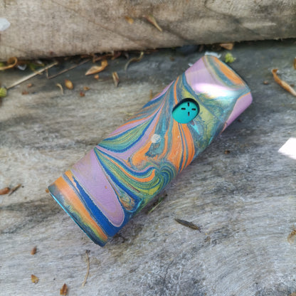 Pax Cover Marbling Orange Blue
