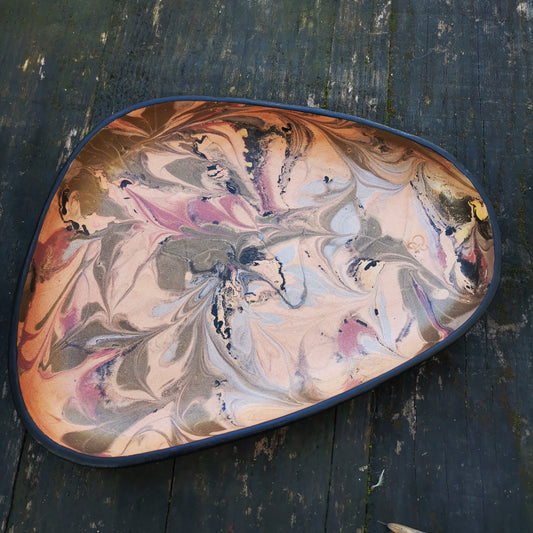 MARBLED CLASSIC GEAR BUNDLE feat Molded tray, Glasses case, Toothpick holder and triangle earring