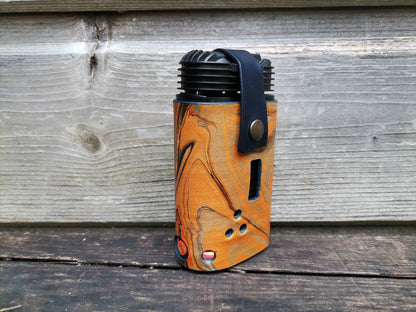 Crafty Jacket Orange Blue Marbling