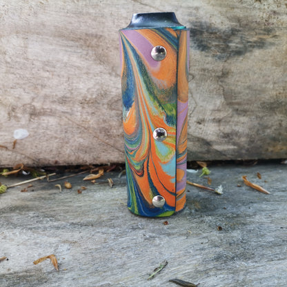 Pax Cover Marbling Orange Blue