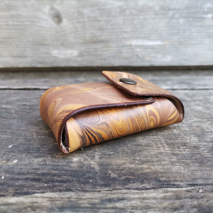 2Xbatteries Pouch Brown Marbling