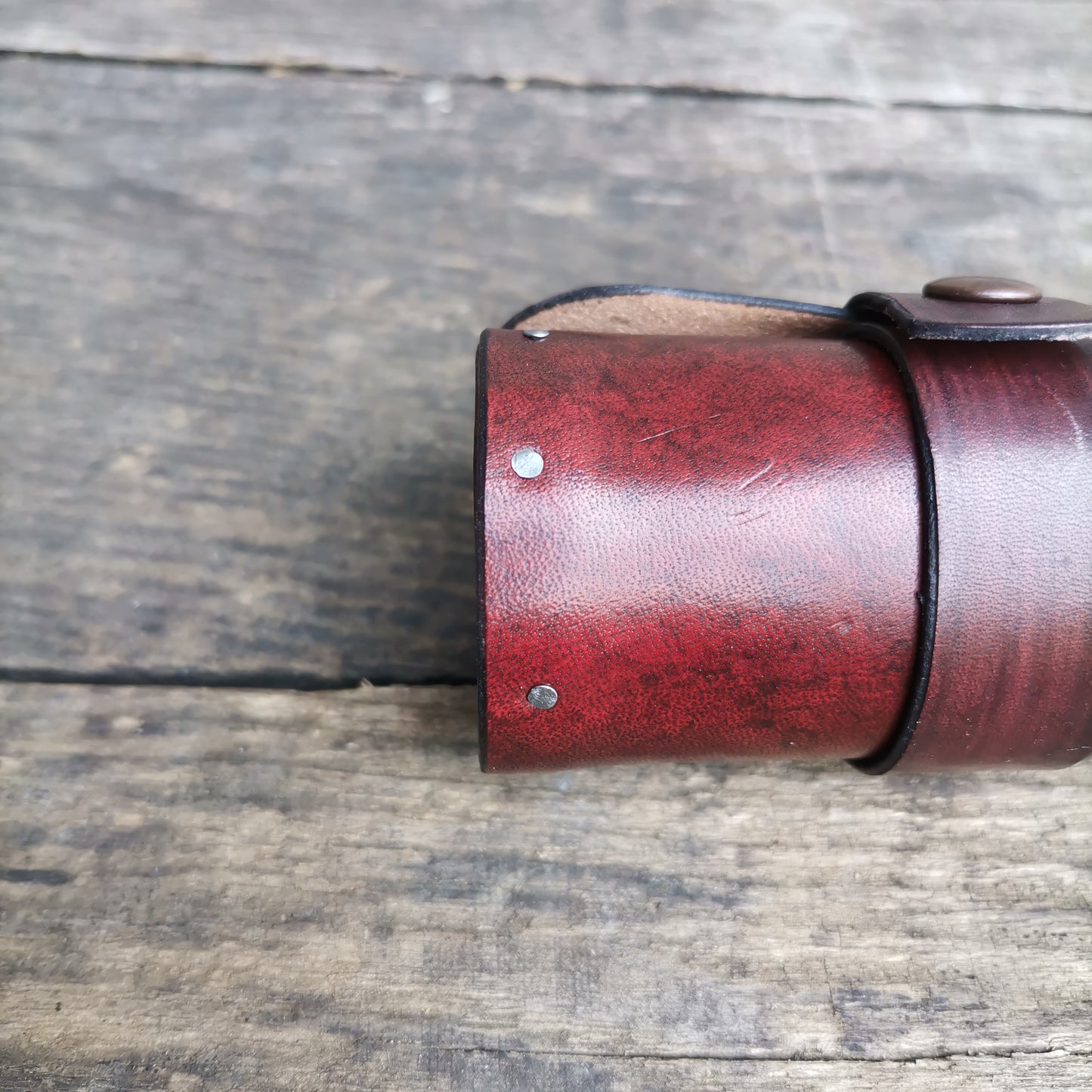 Pen Case Aged Red