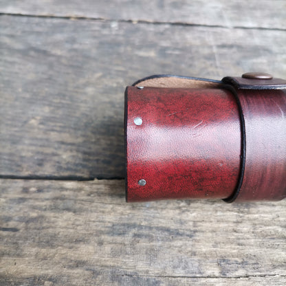 Pen Case Aged Red