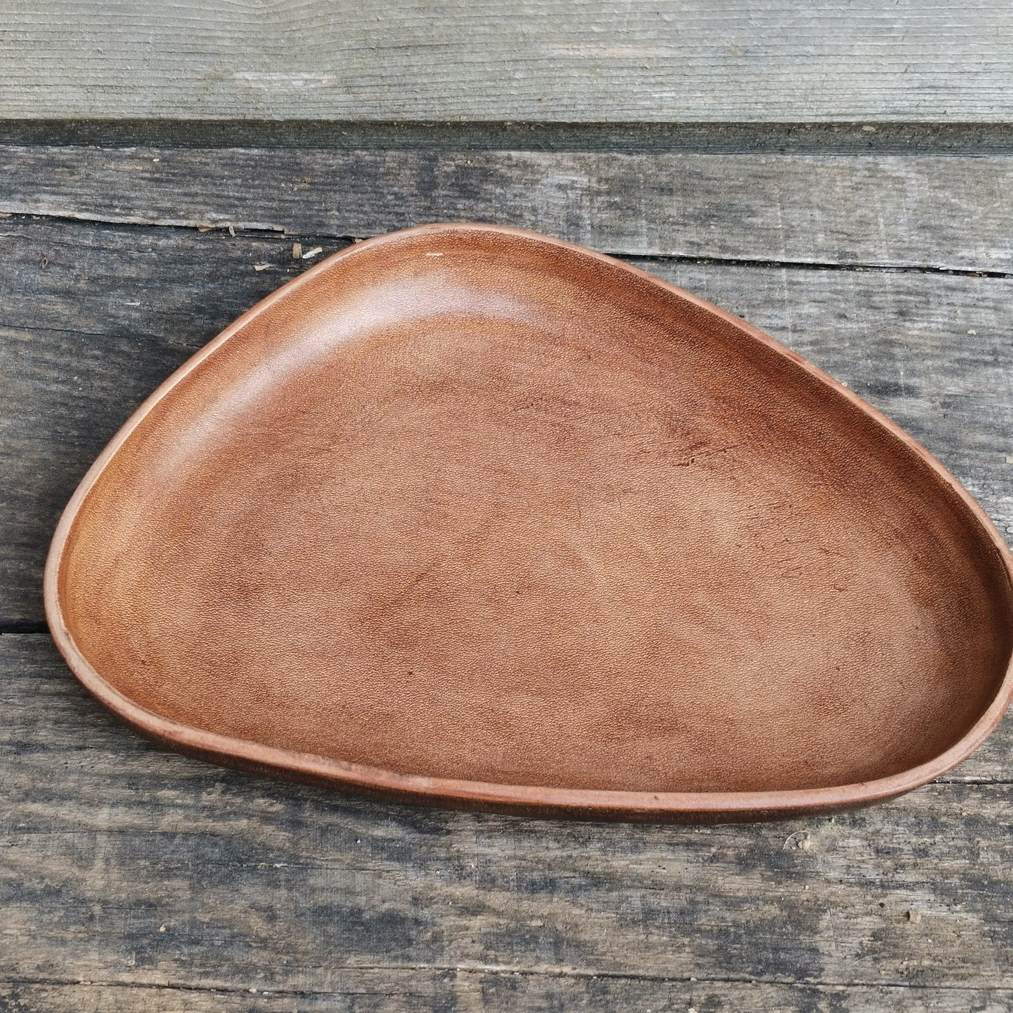 Molded Leather Tray