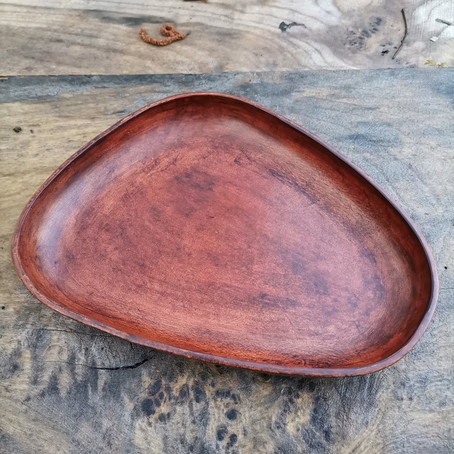 Molded Leather Tray