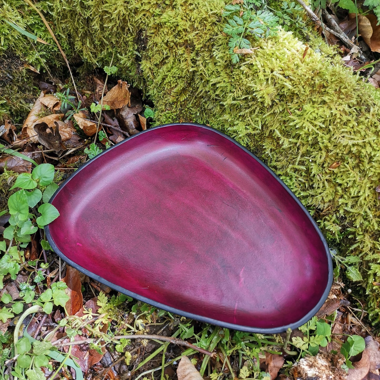 Molded Leather Tray