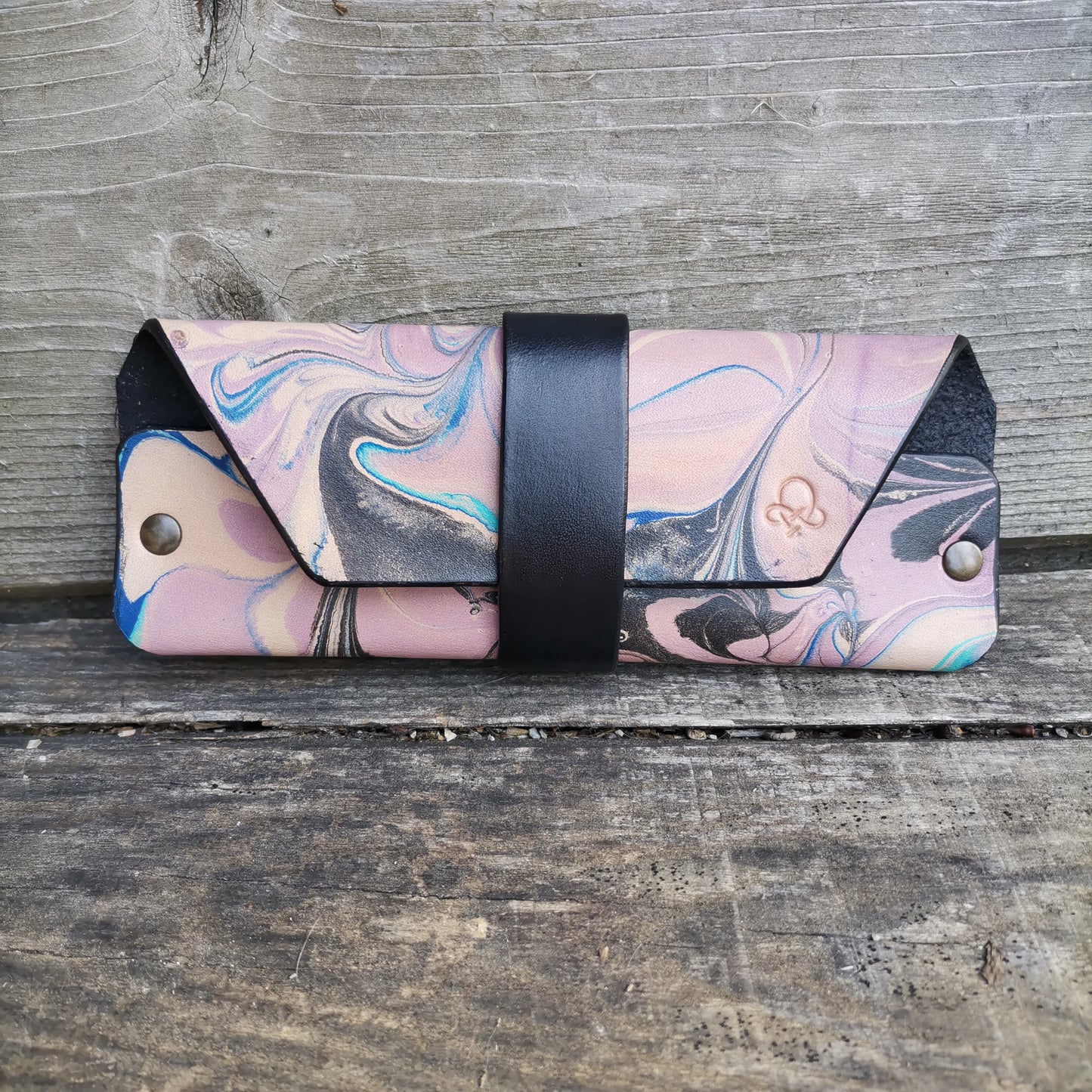 Glasses Case with marbling B