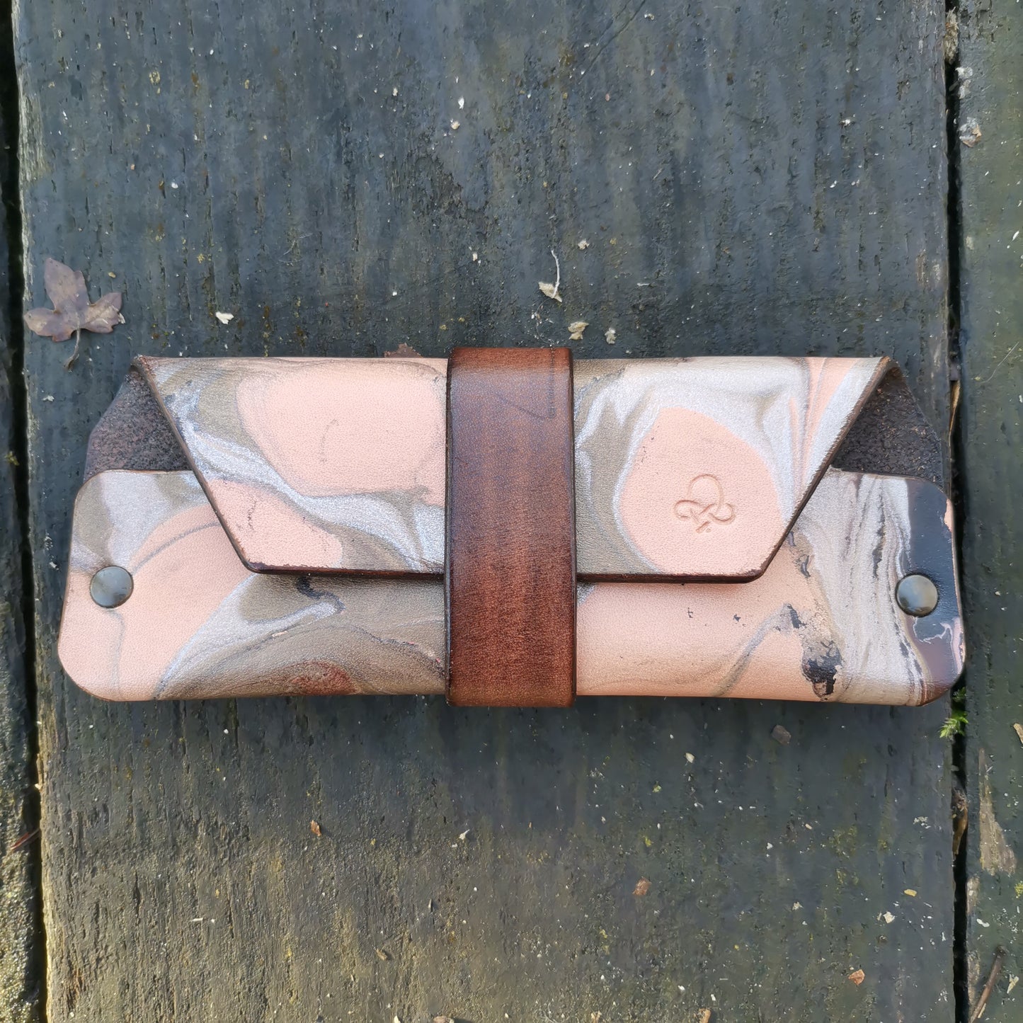 Glasses Case with marbling A