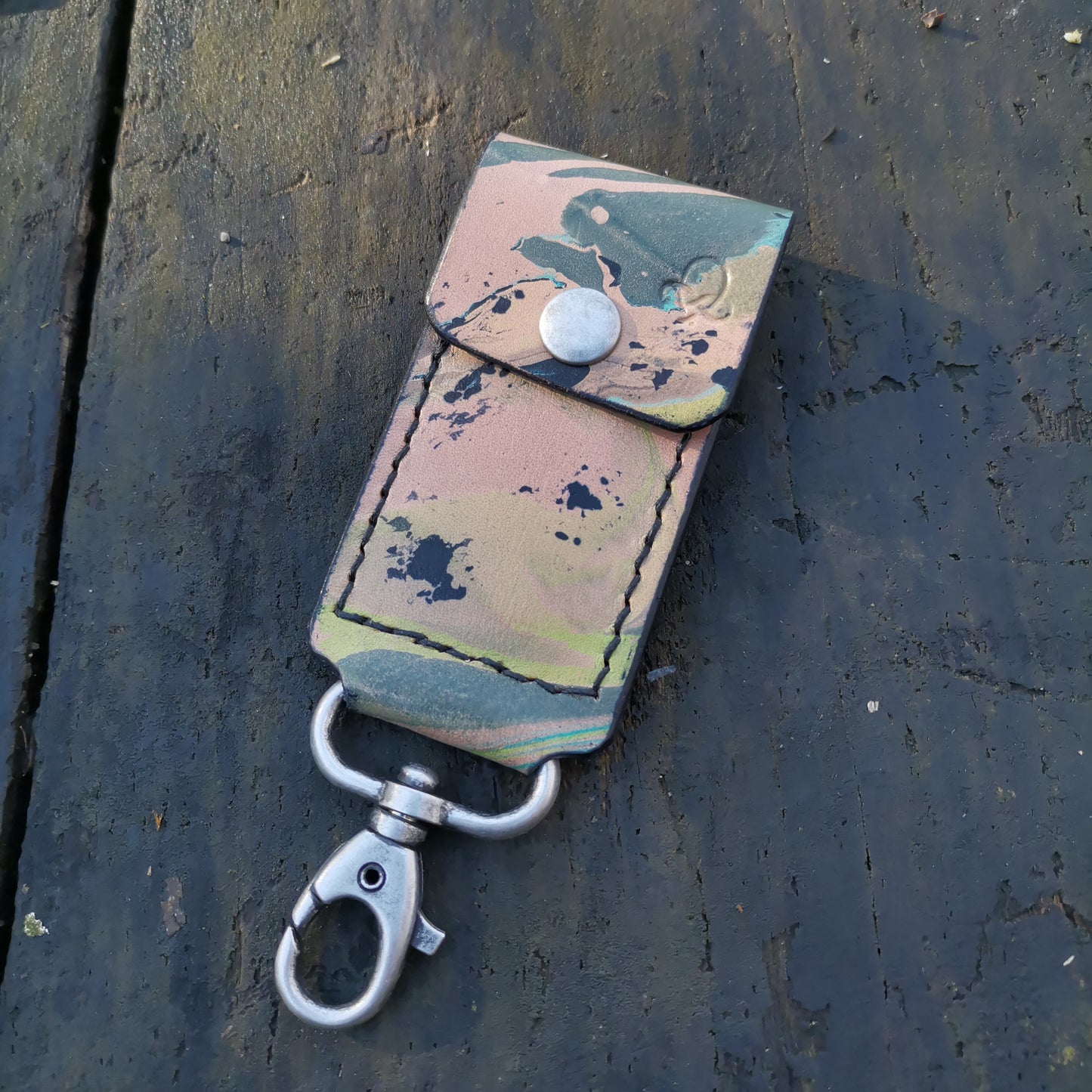 toothpick holder with marbling B