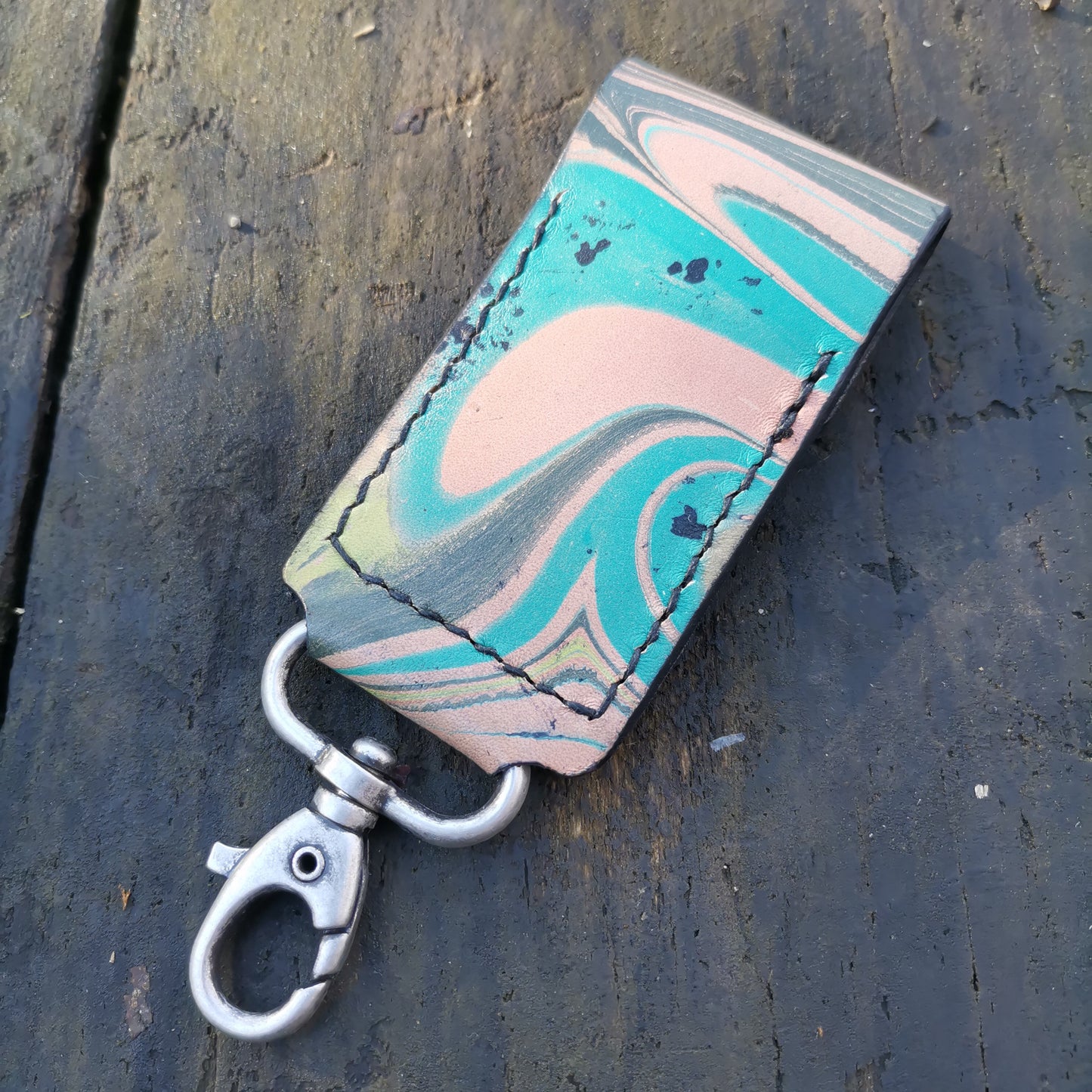 toothpick holder with marbling B