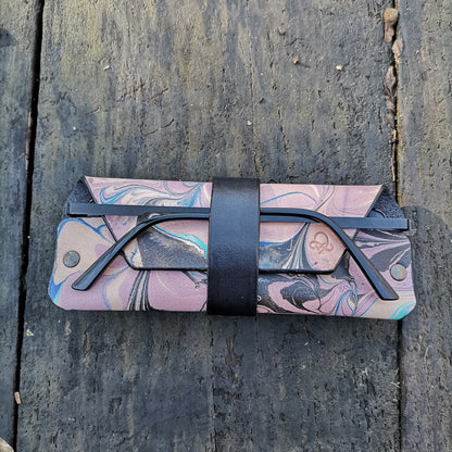Glasses Case with marbling B