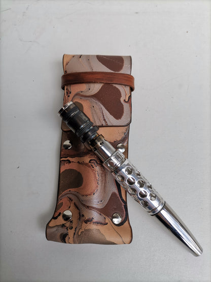 Hybrid Sleeve with brown marbling