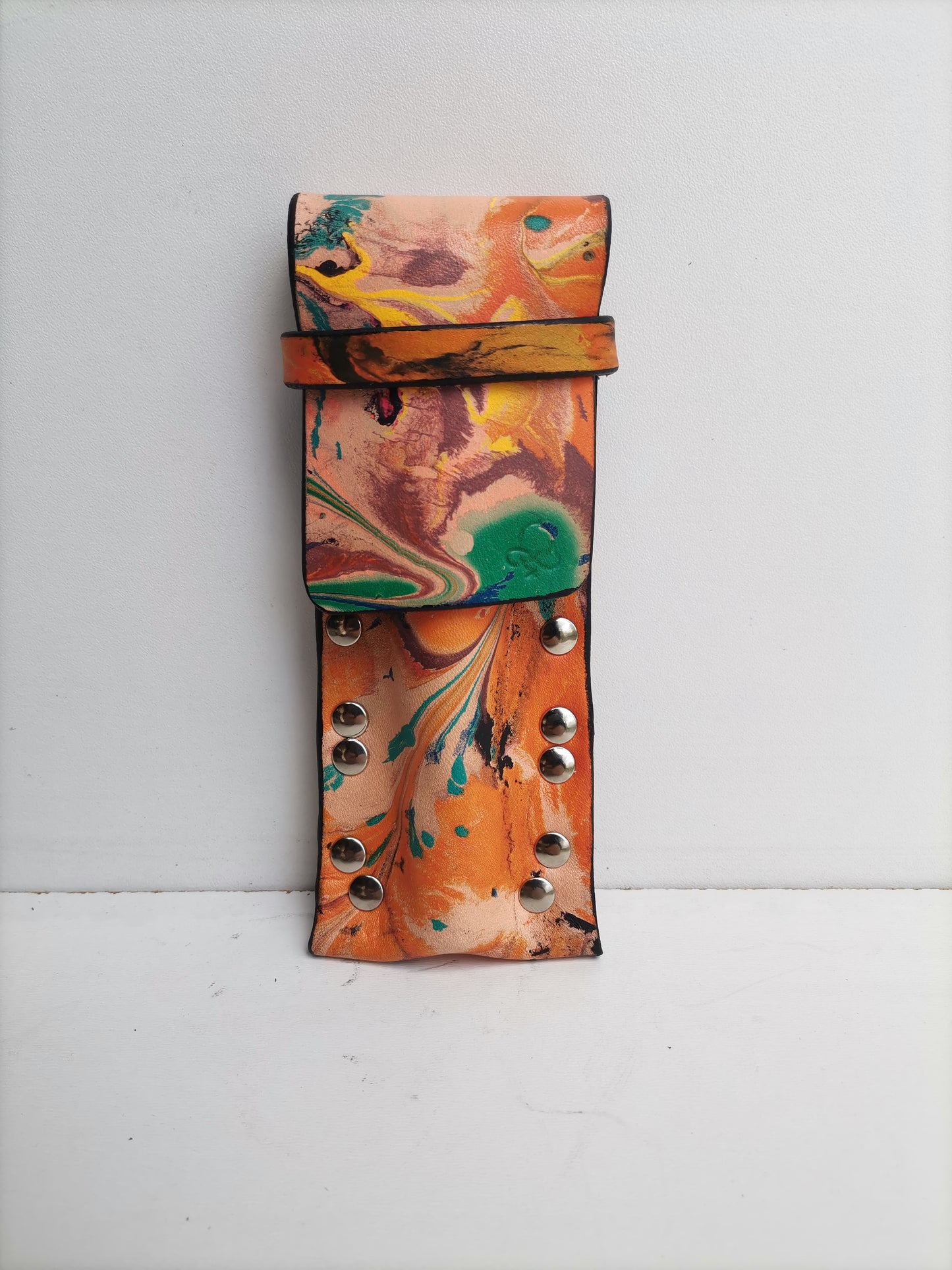 Hybrid Sleeve with orange marbling