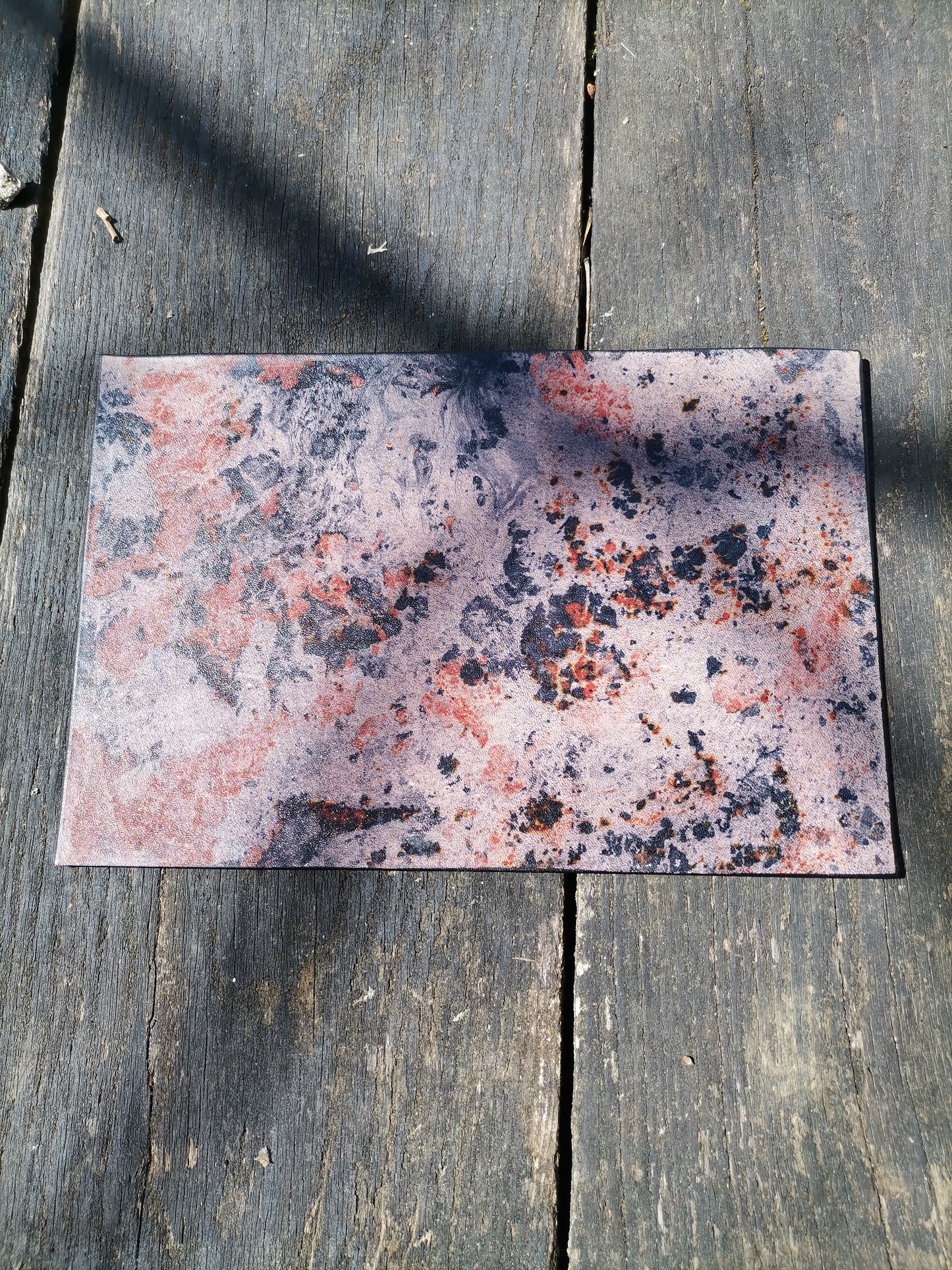 Small Leather Moodmat With magma