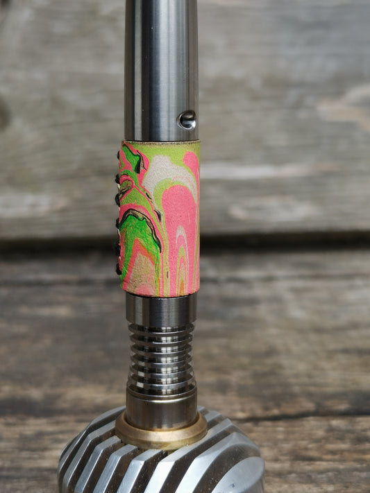 Simrell Titanium body wrap with marbling - Pink