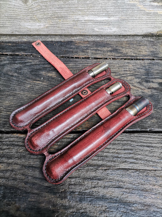 Triple case - Aged red
