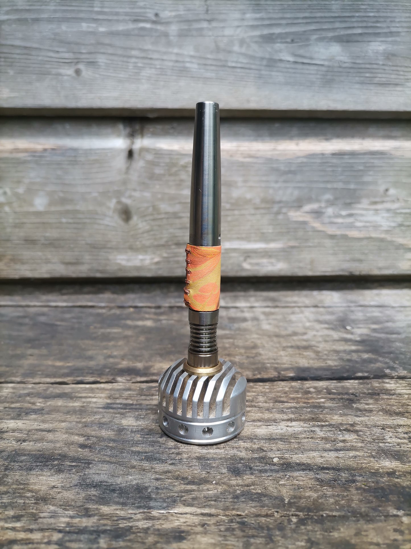 Simrell Titanium body wrap with marbling - Orange 2