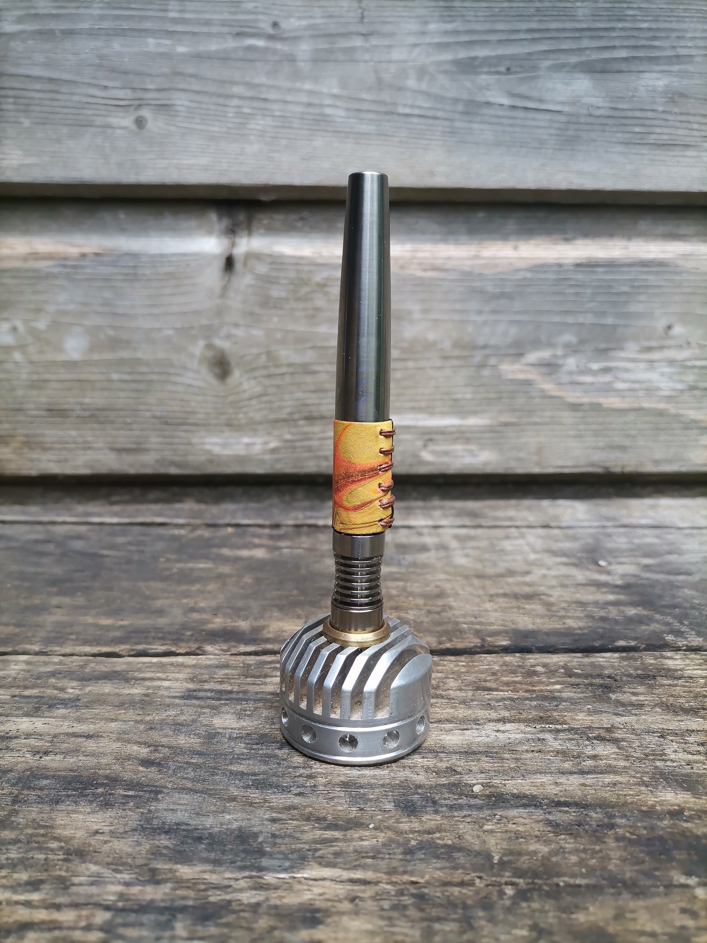 Simrell Titanium body wrap with marbling - Orange 2