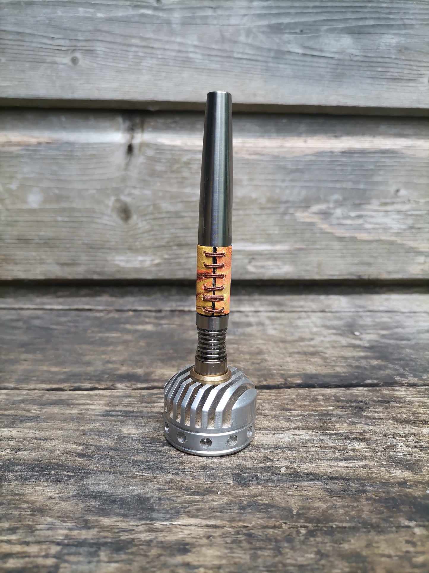 Simrell Titanium body wrap with marbling - Orange 2