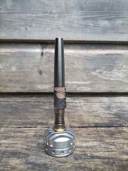 Simrell Titanium body wrap with marbling - Grey