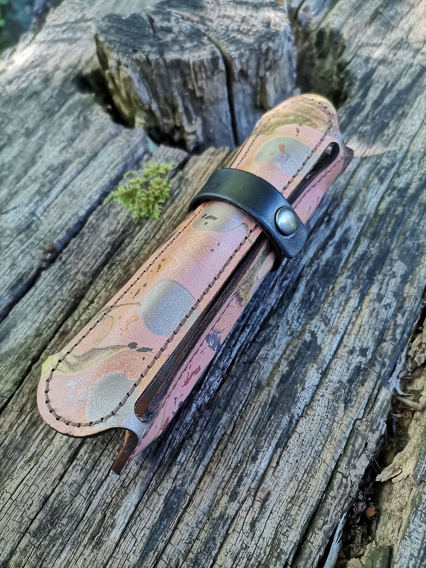Triple case - marbling