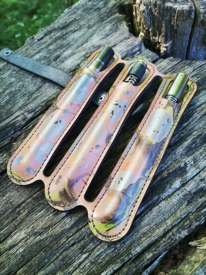 Triple case - marbling