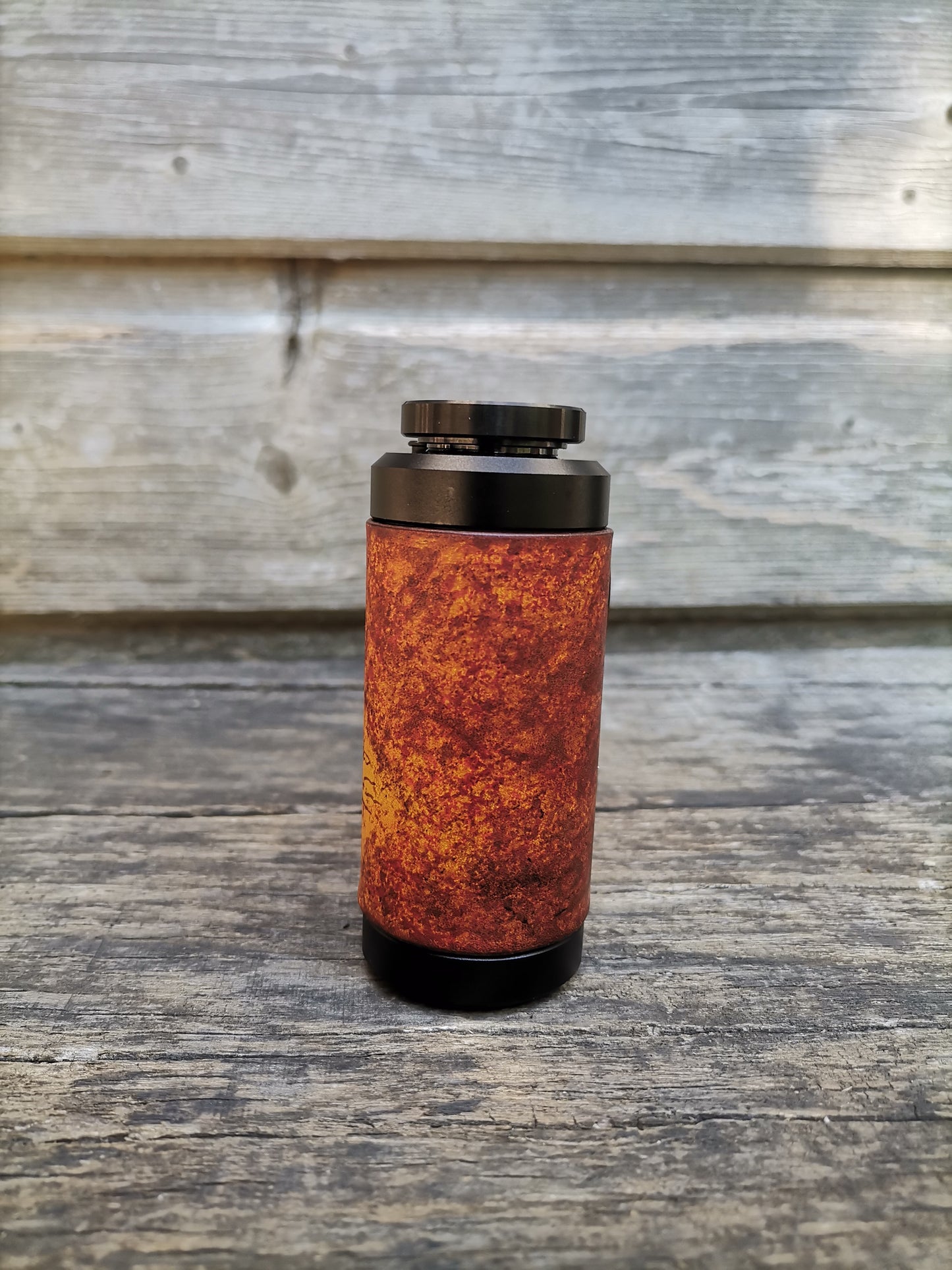 Tm Leather Cover With "Highman" Laser Engraved