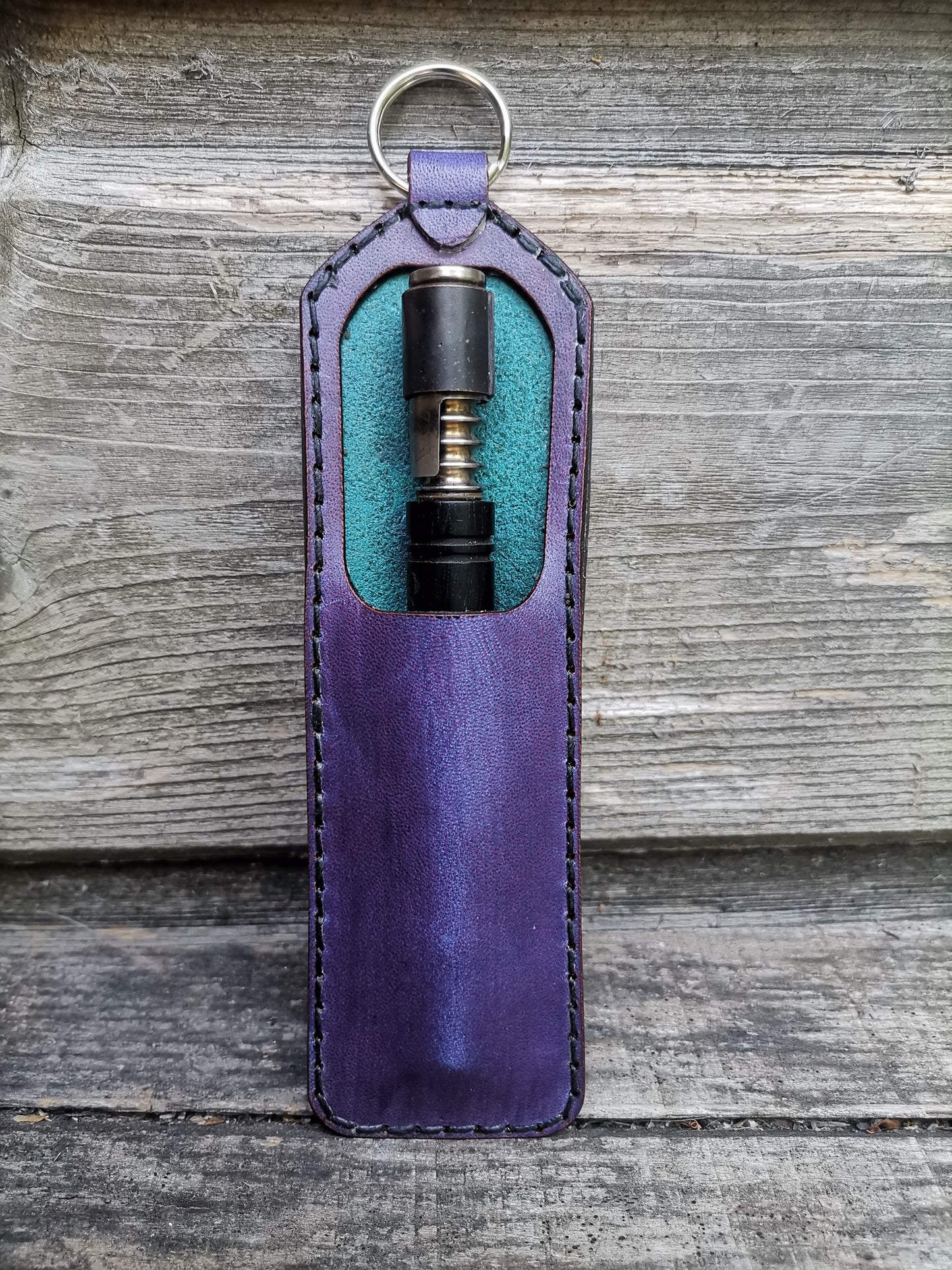 Dynavap / Camouflet case with marbling paint and with keyring attachment