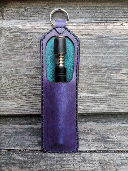 Dynavap / Camouflet case with marbling paint and with keyring attachment