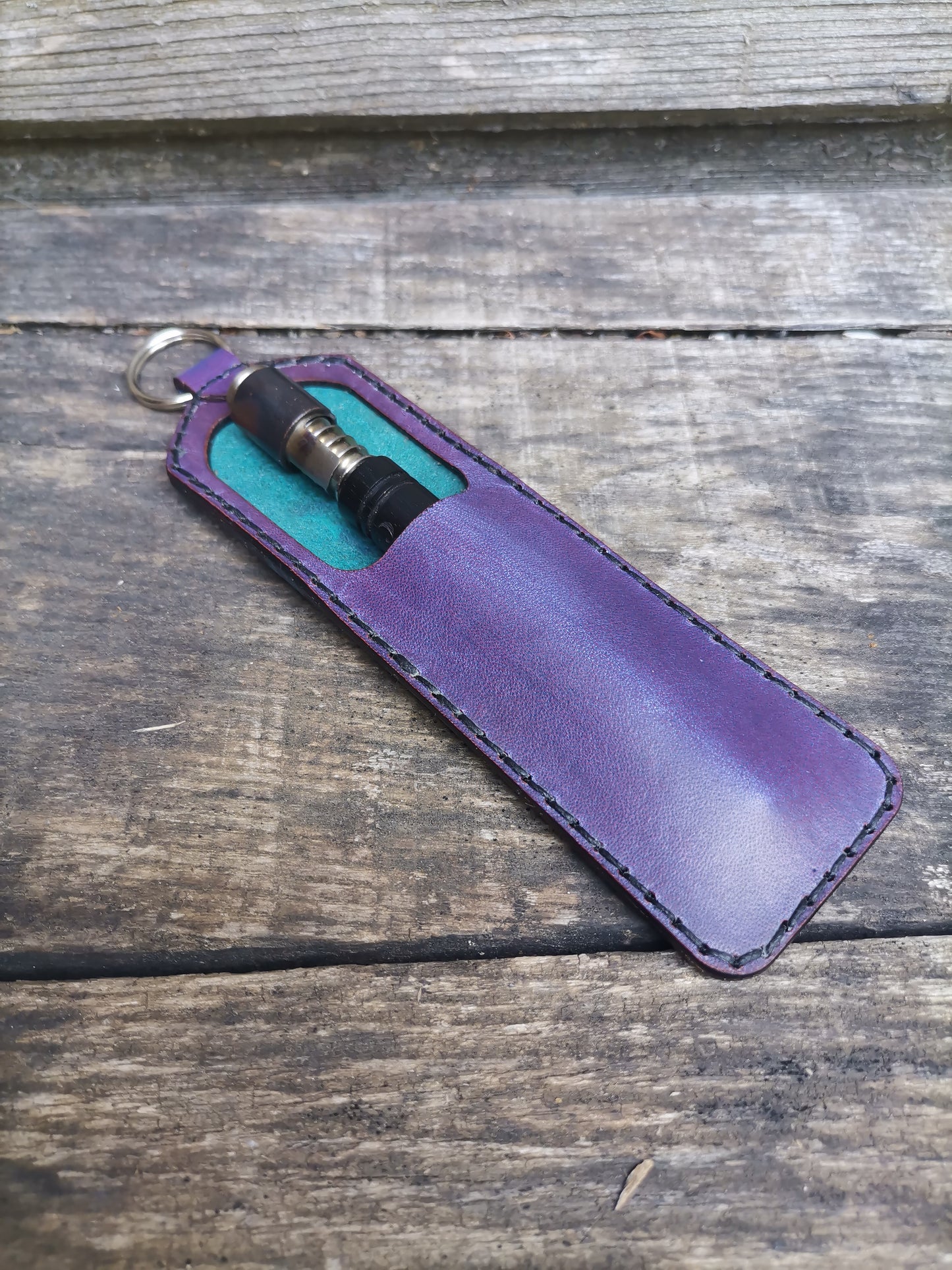 Dynavap / Camouflet case with marbling paint and with keyring attachment