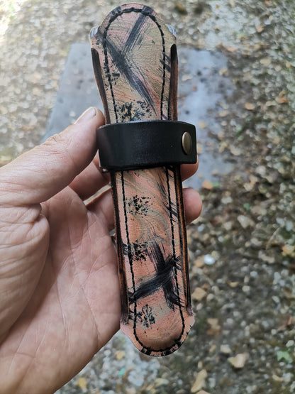 Triple case - marbling B