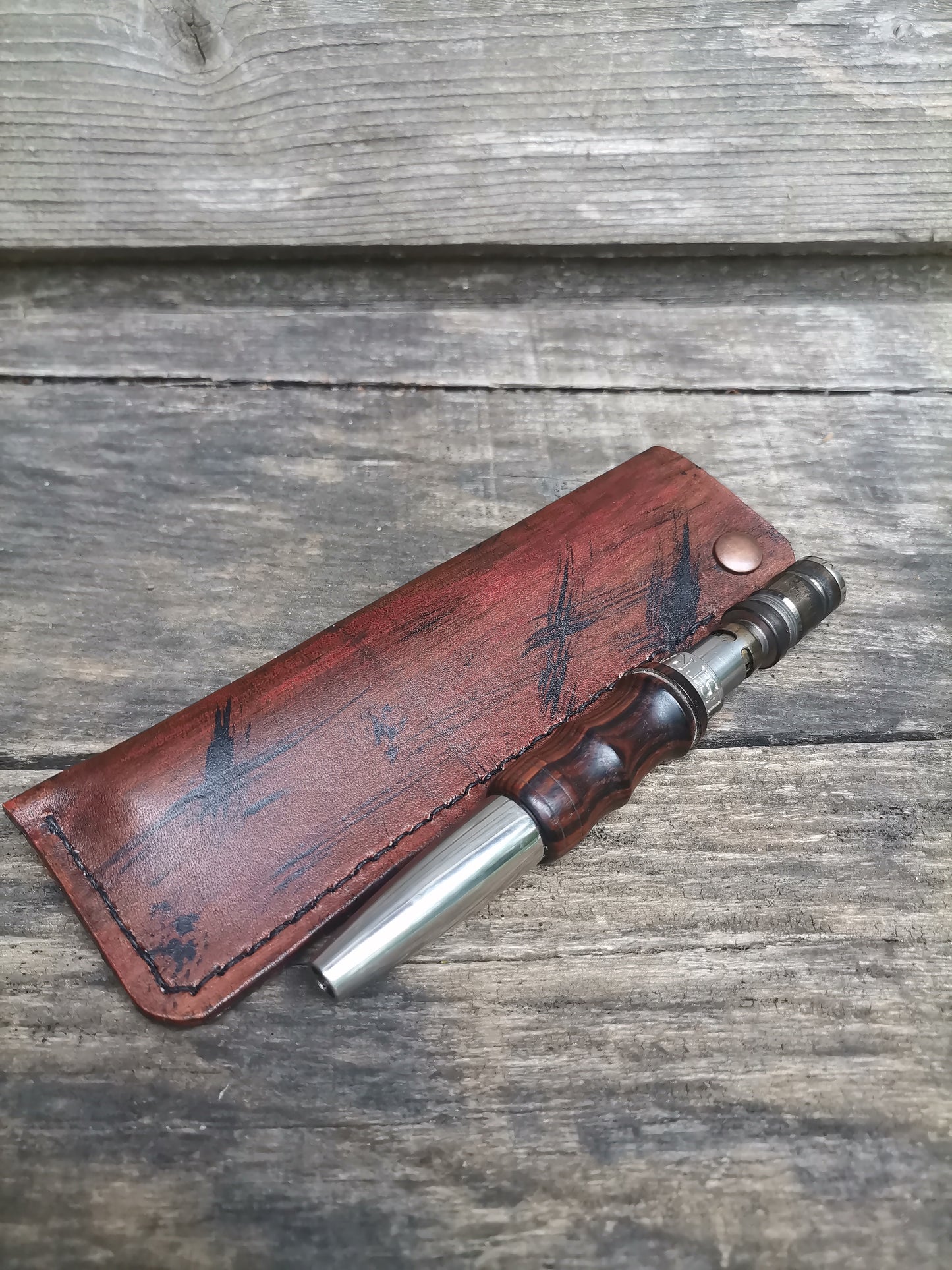 Thin sleeve B - Pop art brown