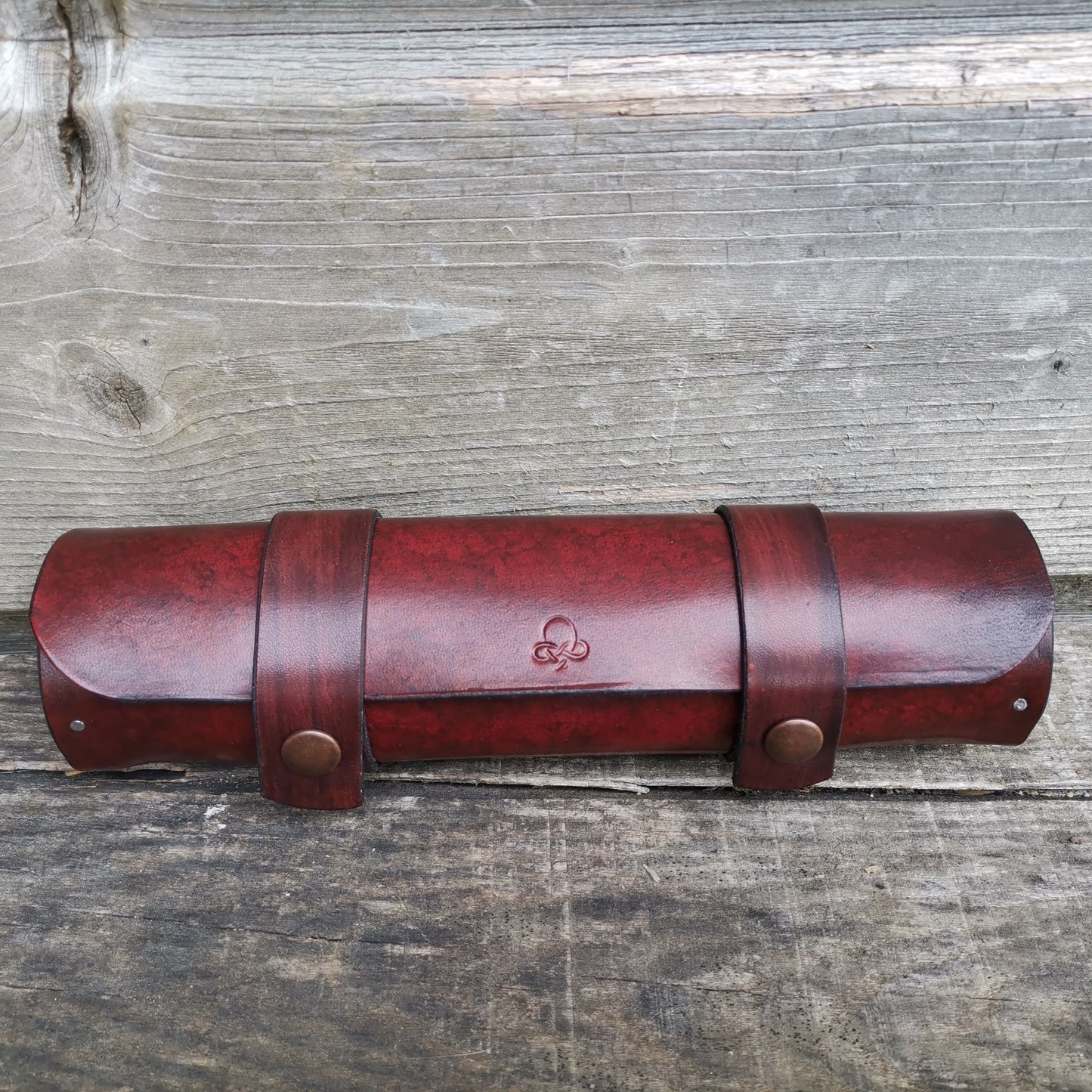Pen Case Aged Red