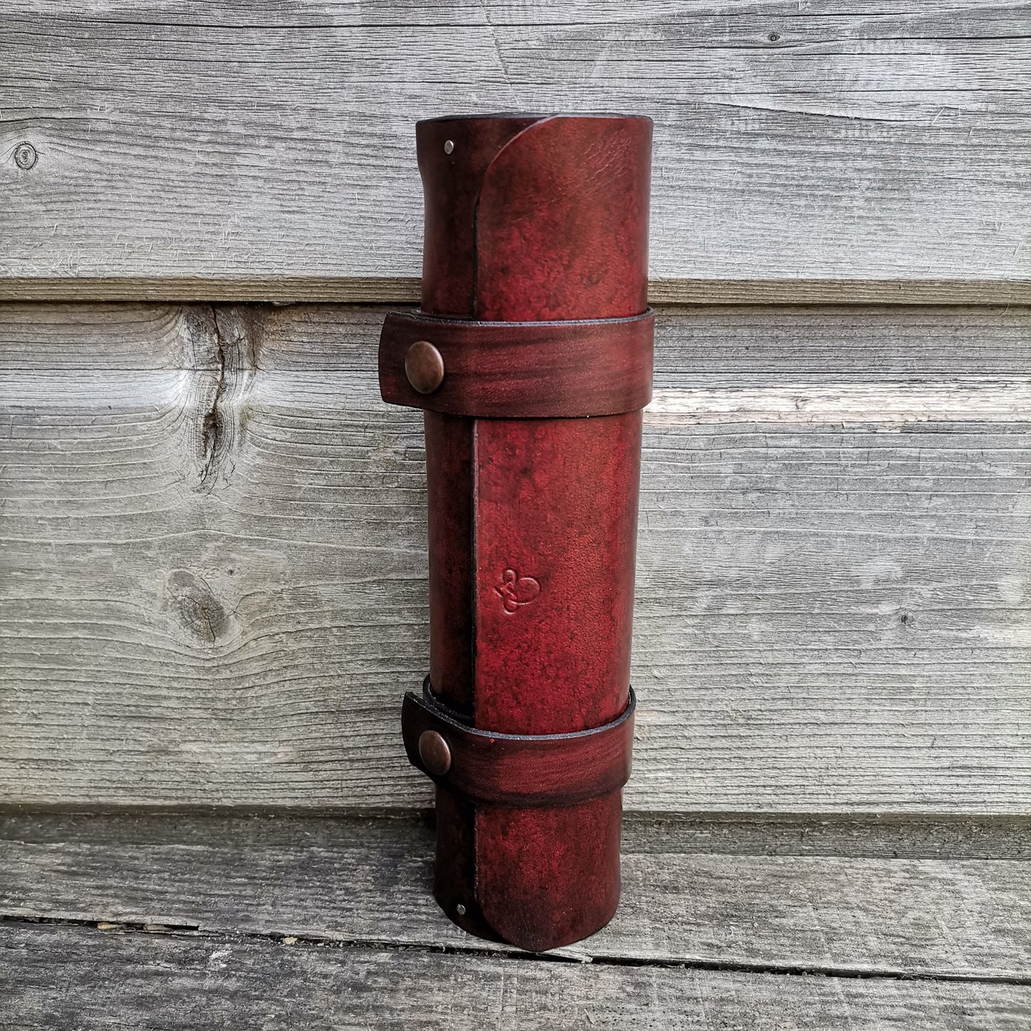 Pen Case Aged Red