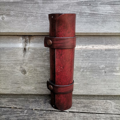 Pen Case Aged Red