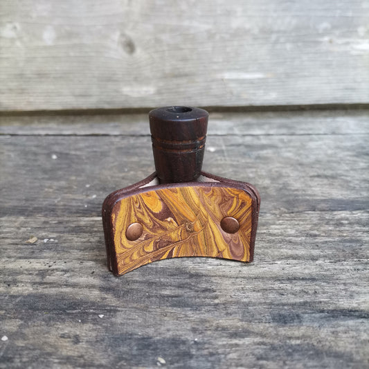 Tripod Stand Decapper With Brown Marbling2