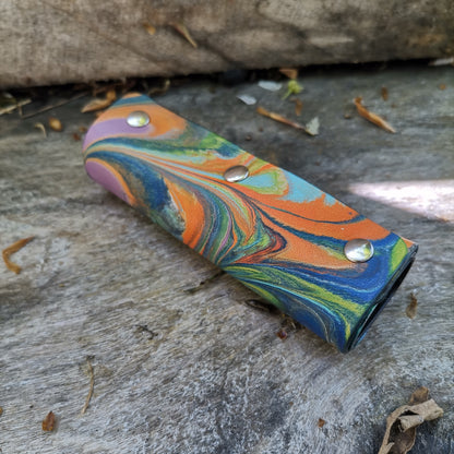 Pax Cover Marbling Orange Blue